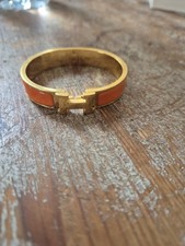 Hermes orange bangle for sale  CHERTSEY