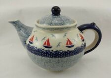 Towar B ceramiczny dzbanek do herbaty Bunzlauer, żaglówki, 1,3 l (C017-DPML), używany na sprzedaż  Wysyłka do Poland