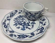 Lanche Danúbio Azul Japão 8” prato e copo plano conjunto, usado comprar usado  Enviando para Brazil