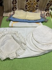 Vintage table linen for sale  CLECKHEATON