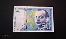 Billet banque 50fr d'occasion  Saint-Ouen