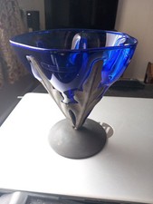 Polish vase cobalt for sale  BOLTON