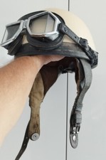 Historischer motorradhelm halb gebraucht kaufen  Düsseldorf