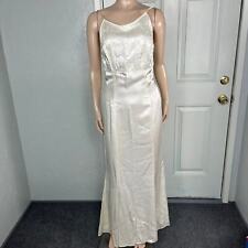 Vestido de festa vintage anos 80 e 90 formatura cetim formal bordado noite de noiva E3-16 comprar usado  Enviando para Brazil