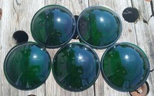 *🟢* Vintage x5 VERDE KOPP Lanterna Ferroviária Lâmpada Lente de Vidro 5 5/8" comprar usado  Enviando para Brazil