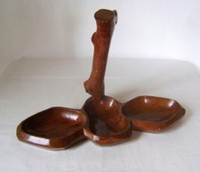Vintage carved olive for sale  NORTH WALSHAM
