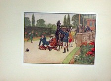Old antique print for sale  UK
