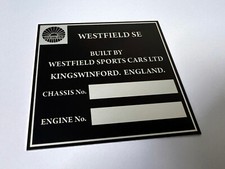 Plaque constructeur westfield d'occasion  Vitré