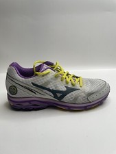 Tênis Mizuno Wave Rider 17 tênis de treinamento de corrida feminino tamanho 9 branco roxo comprar usado  Enviando para Brazil