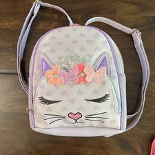 Mochila Miss OMG Kitty princesa coroa flores mini crianças menina lavanda, usado comprar usado  Enviando para Brazil