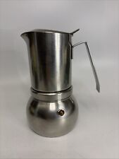 Caffettiera acciaio vintage usato  Due Carrare