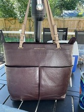 Bolsa tote Michael Kors marrom couro pebbled média Bedford bolso com certificado de autenticidade comprar usado  Enviando para Brazil