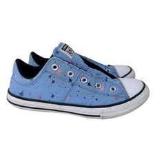 Tênis Converse All-Star Moda Unissex Infantil Tamanho 4 Logotipo Azul Parte Superior Baixa comprar usado  Enviando para Brazil