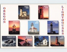 Postcard lighthouses oregon for sale  Almond