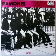RAMONES - CARBONA NOT GLUE / I CAN'T BE - 1991 EUA RELEASE LTD EDITION comprar usado  Enviando para Brazil
