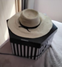 Sunhat straw floppy for sale  AYR