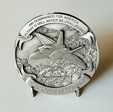 Moeda desafio empreiteiros F-22 Raptor 5ª geração caça jato introdução 4/9/1997, usado comprar usado Moeda desafio empreiteiros F-22 Raptor 5ª geração caça jato introdução 4/9/1997, usado comprar usado  Enviando para Brazil