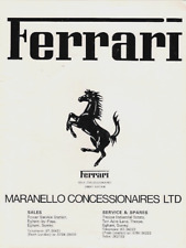 Ferrari range 1980 for sale  UK