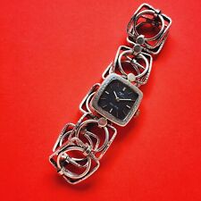 Technos Mid Century relógio feminino prata maciça 0.800 pulseira vintage 7006A retrô comprar usado  Enviando para Brazil