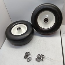 13X5.00-6 pneu de cortador de grama plano e conjunto de 2 rodas, pneu dianteiro cortador de grama giro zero, usado comprar usado  Enviando para Brazil