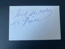 SIDNEY SHELDON - ROMANCISTA MAIS VENDIDO - EXCELENTE CARTÃO BRANCO ASSINADO comprar usado  Enviando para Brazil