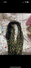 Leopard print scarve for sale  GRAYS