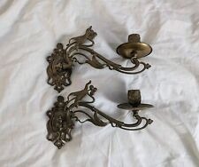 Antique brass sconce for sale  Shipping to Ireland