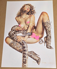 Litografia Hajime Sorayama (assinada e numerada) 14/125 "Snake Lover", usado comprar usado Litografia Hajime Sorayama (assinada e numerada) 14/125 "Snake Lover", usado comprar usado  Enviando para Brazil
