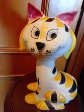 Gatto ceramica quadrifoglio usato  Roma