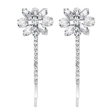Alfinetes de cabelo flor de cristal elegante strass floral alfinetes de bobby presilhas de cabelo nupciais comprar usado  Enviando para Brazil
