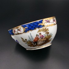 Bol ou Pot Atelier Helena Wolfsohn Dresden XIXème en forme de feuille ou coeur comprar usado  Enviando para Brazil