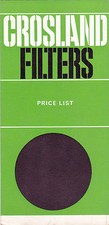 Crossland filters price for sale  AYLESBURY