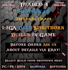 Diablo season spiritborn for sale Diablo season spiritborn for sale  UK