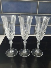 Crystal cut champagne for sale  GATESHEAD