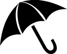 Umbrella vinyl decal for sale  Fenton