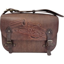 leather vintage satchel for sale  UK