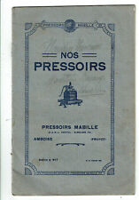 Pressoirs mabille choisir d'occasion  Vendôme