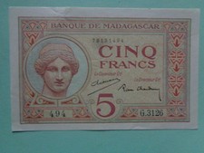 Billets banque madagascar d'occasion  Vesoul