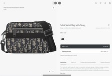 Christian dior mini for sale  LUTON