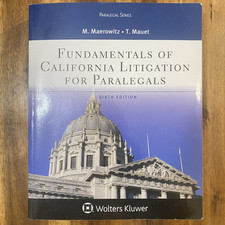 Fundamentals california litiga for sale  Long Beach