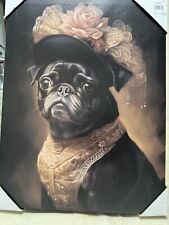 Pug romanticism canvas for sale  Congers