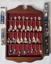 Collection spoons display for sale  BOGNOR REGIS