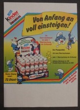 Ferrero werbeblatt schlümpfe gebraucht kaufen  Dortmund