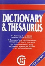 Dictionary thesaurus author for sale  UK