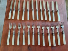 Besteck edelstahl cremefarben gebraucht kaufen  Loffenau