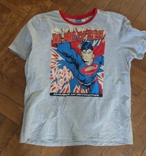 Shirt grau supermann gebraucht kaufen  München