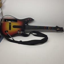 Controle de guitarra Nintendo Wii Guitar Hero World Tour Sunburst vermelho octano testado comprar usado  Enviando para Brazil