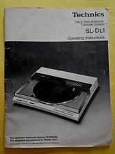 Technics dl1 istruzioni usato  Roma