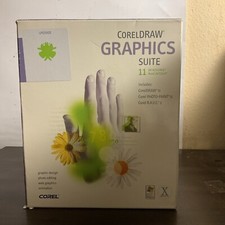 CorelDRAW Graphics Suite 11 + Serial Corel Rave Photo Paint Mac Apple Windows XP comprar usado  Enviando para Brazil