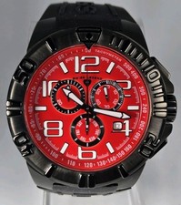 CRONÓGRAFO MASCULINO SWISS LEGEND 49mm RESISTÊNCIA À ÁGUA 100 M AÇO INOXIDÁVEL ST MOSTRADOR VERMELHO comprar usado  Enviando para Brazil